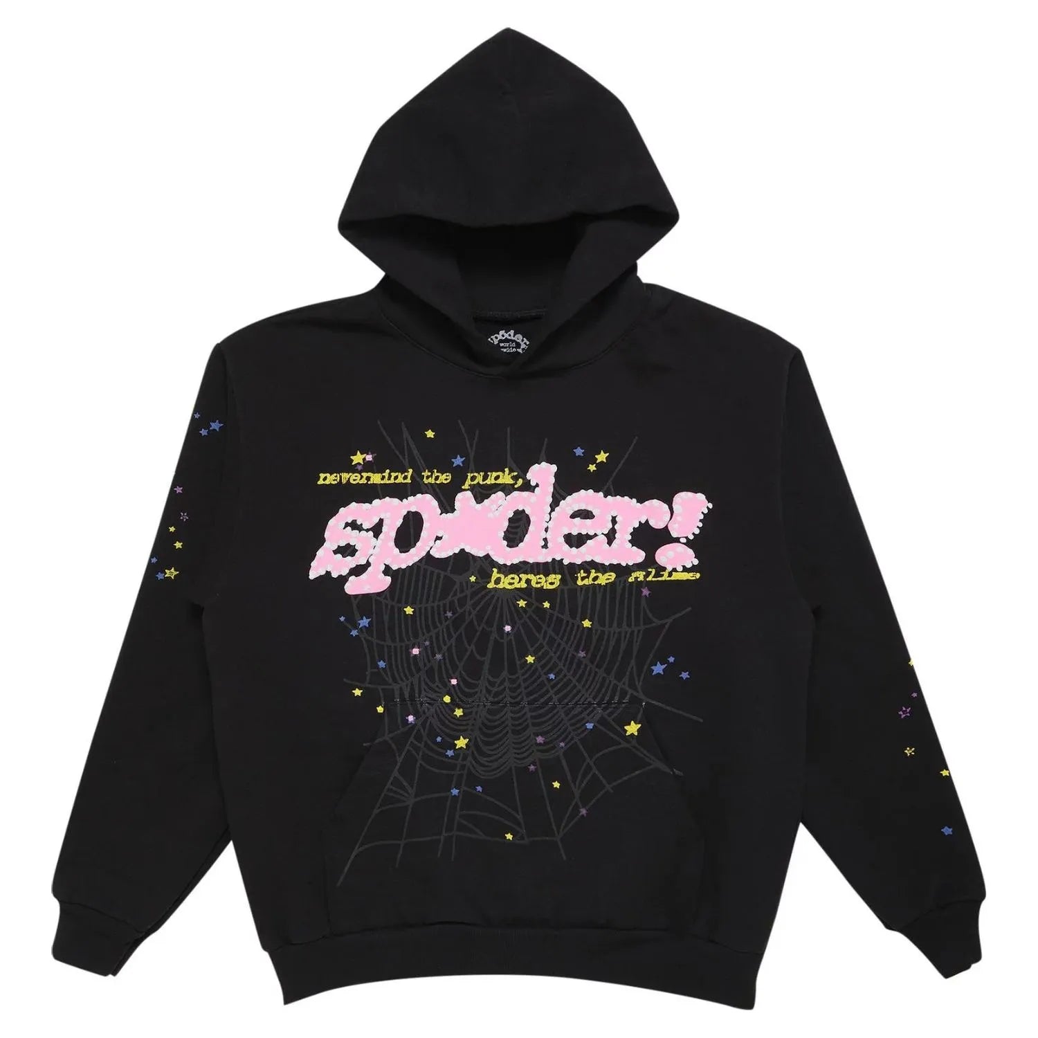Sp5der P*nk Hoodie & Pants ‘Black